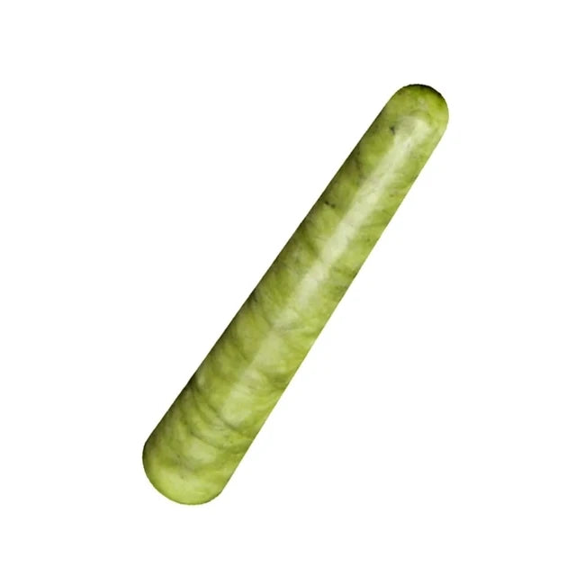 Masajeador Facial Gua Sha De Piedra Jade