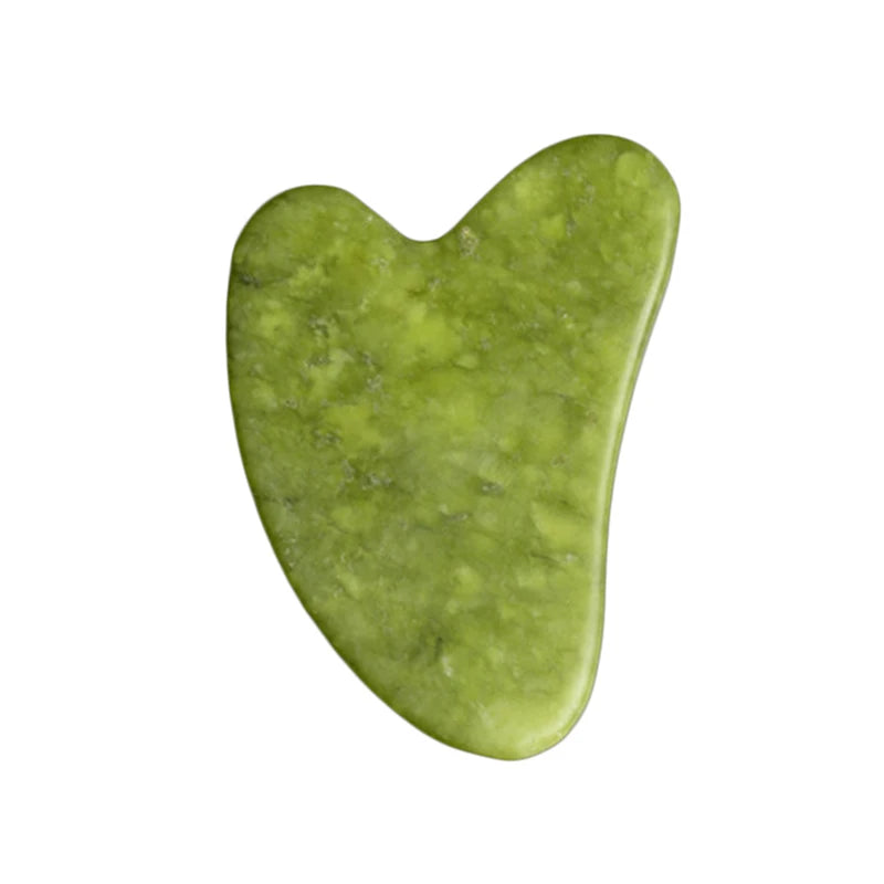 Masajeador Facial Gua Sha De Piedra Jade