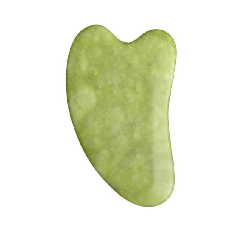 Masajeador Facial Gua Sha De Piedra Jade