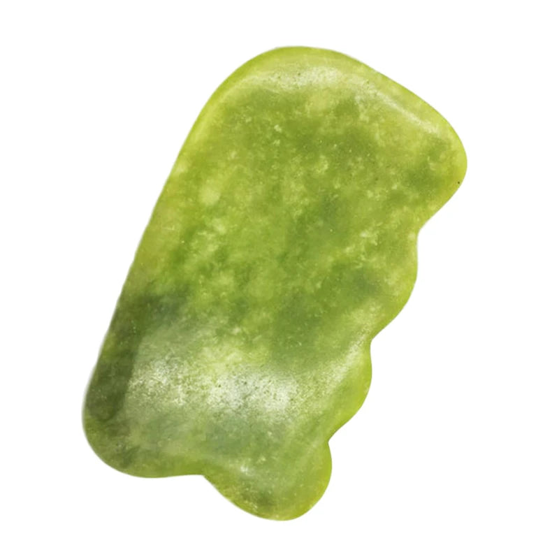 Masajeador Facial Gua Sha De Piedra Jade
